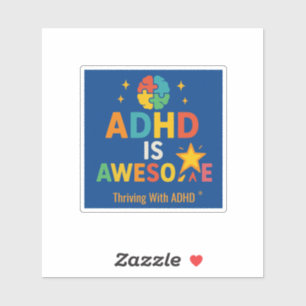 Sticker Favorable avec le TDAH * TDAH Awesome