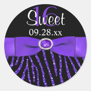 Sticker Favori RIBBON Zebra Sweet 16