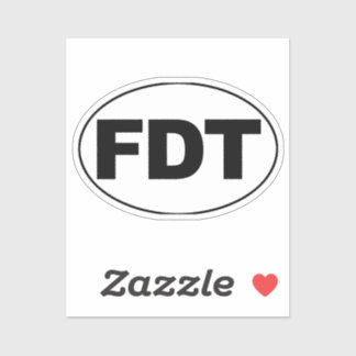 STICKER "FDT"