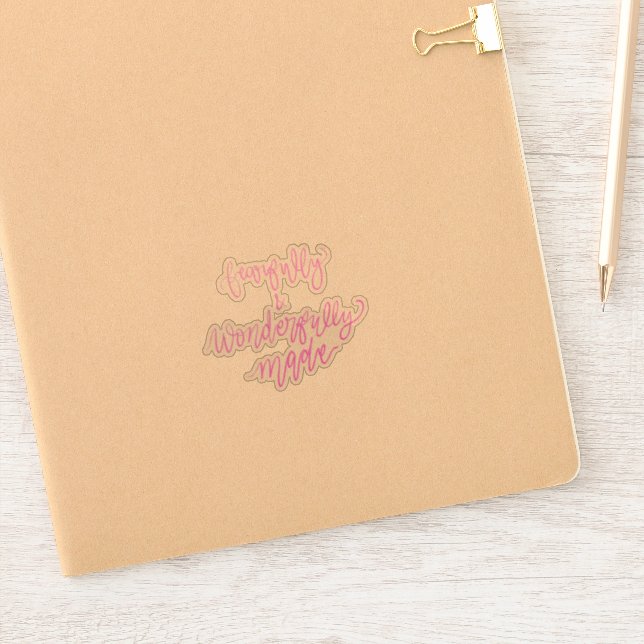 Sticker Fearful & Merveilleusement fait (Carnet)