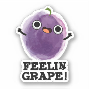 Sticker Feelin Graphe Drôle Fruit Pun