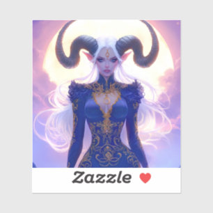 Sticker Femme Capricorne