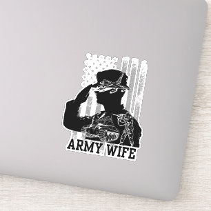 Sticker Femme de l'armée