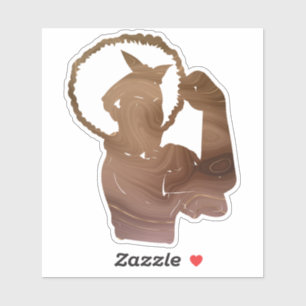 Sticker Femme noire forte Feministe Afro Justice sociale