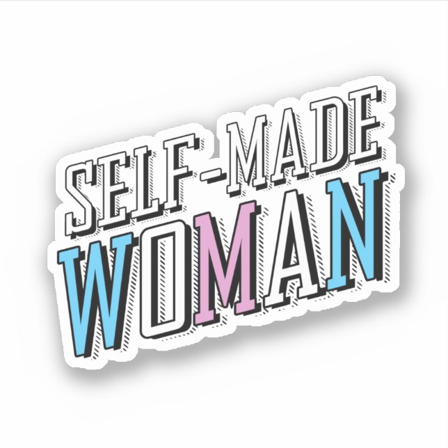 Sticker Femme qui se fait toute seule (Devant)