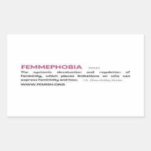 Sticker FEMMEPHOBIA Rose