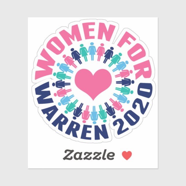 Sticker Femmes pour Warren 2020 (Feuille)