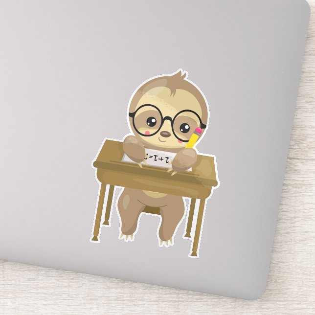 Sticker Fente d'école, Jolie fente, Fente pour bébé, Burea (Détail)