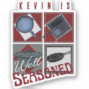 Sticker Fer moulé bien assis