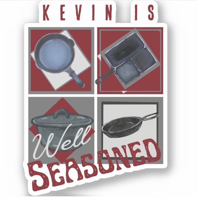 Sticker Fer moulé bien assis (Devant)