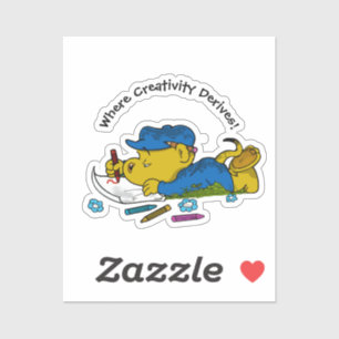 Sticker Ferald   Là où la créativité dérive !