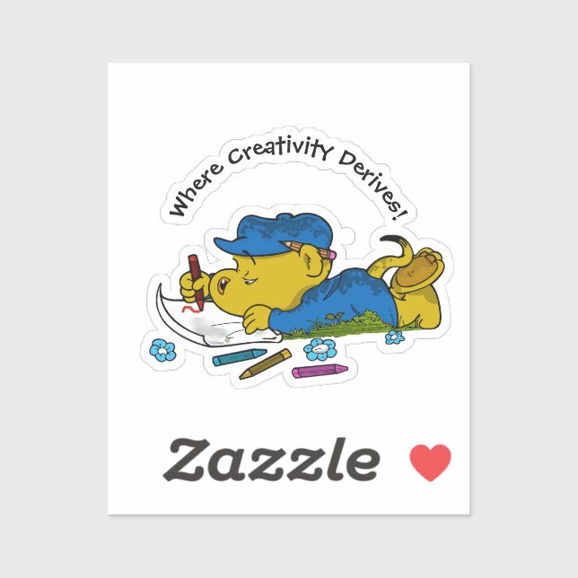 Sticker Ferald | Là où la créativité dérive ! (Feuille)