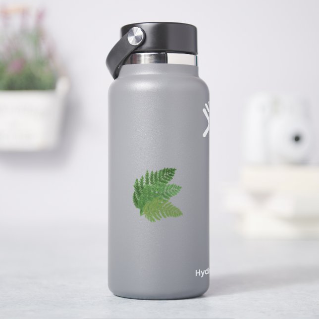 Sticker Fermes forestières vertes feuilles (HydroFlask)