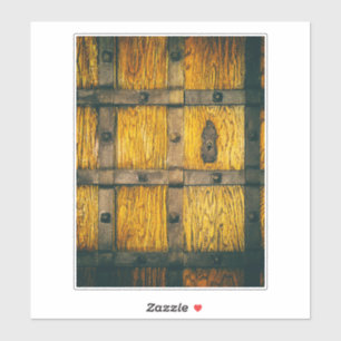 Sticker Fermeture de la porte médiévale du château.