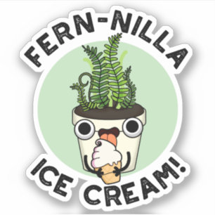 Sticker Fernilla Crème de glace amusant Crème de glace Pla