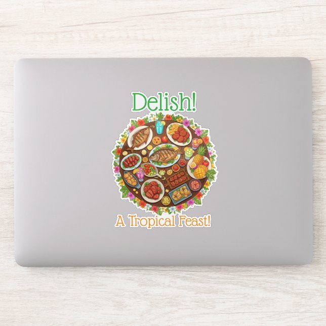 Sticker Festin Tropical (Ordinateur)