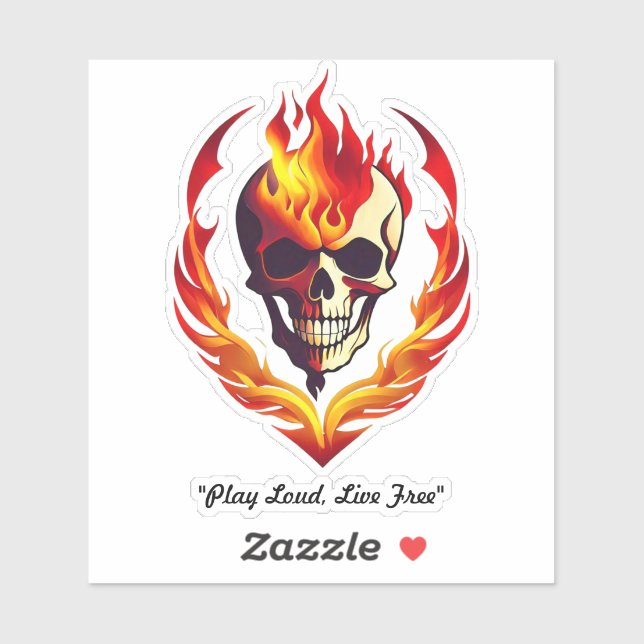 Sticker "Festival Burning Desire" (Feuille)