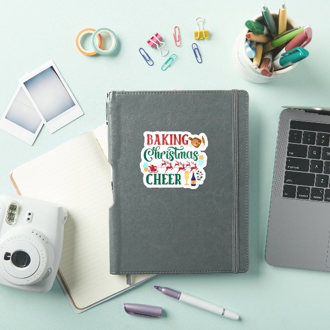 Sticker Festive Baking Salue de Noël ! (Couverture iPad)