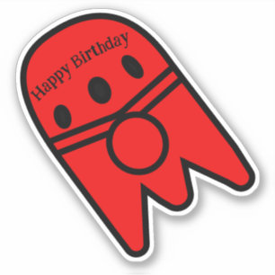 Sticker Fête d'anniversaire Rocketship