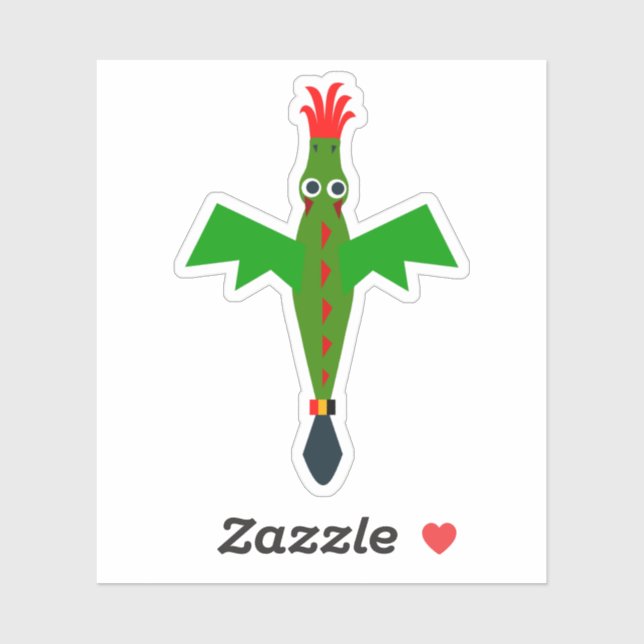 Sticker Fête de dragon volant mignon pour enfants  (Feuille)