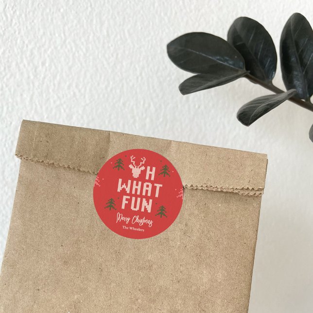 Sticker Fête de Noël moche (Créateur téléchargé)