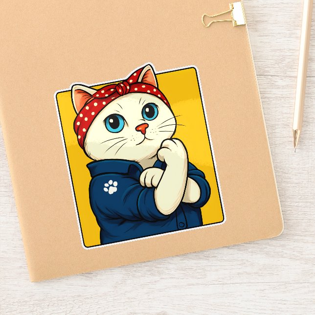Sticker Fête des mères de maman chats (Carnet)
