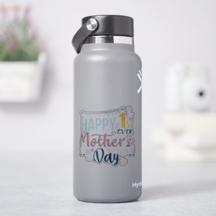 Sticker Fête des mères personnalisée pour une première foi