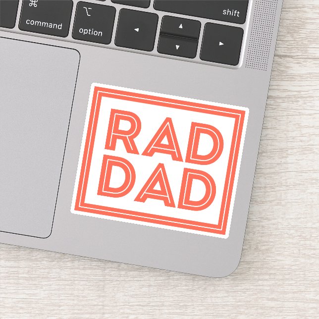 Sticker Fête des pères - Rad Papa (Détail)