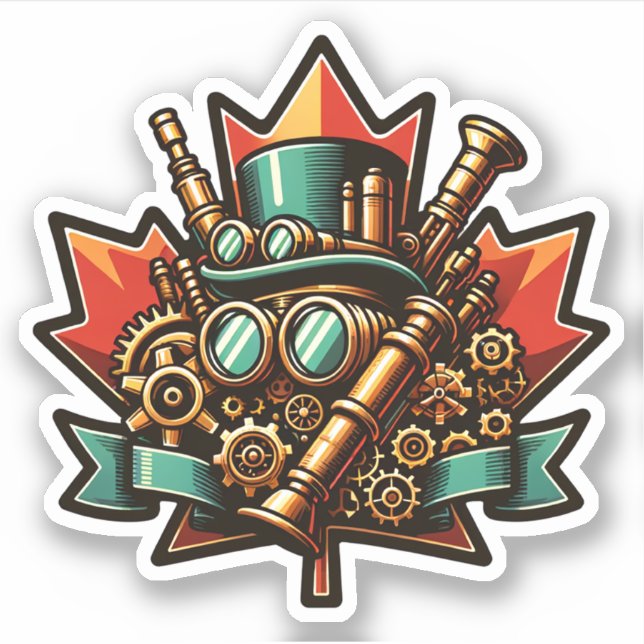 Sticker Fête du Canada (Devant)