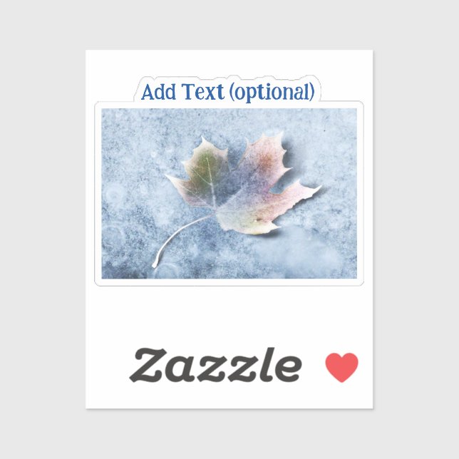 Sticker Feuille congelée (Feuille)