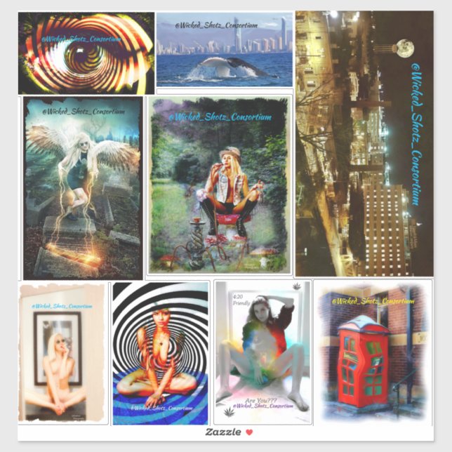 Sticker Feuille d'art1 (Feuille)