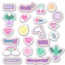 Feuille d'autocollant en vinyle à coupure personna