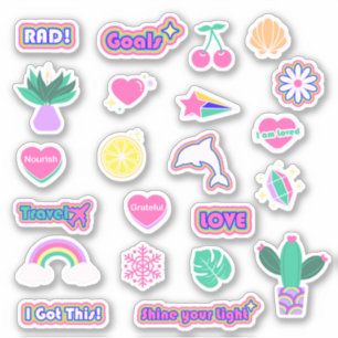 Sticker Feuille d'autocollant en vinyle à coupure personna