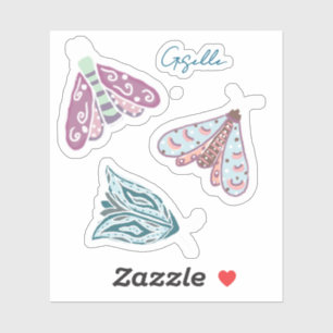 Sticker Feuille d'autocollant Luna Moth personnalisée