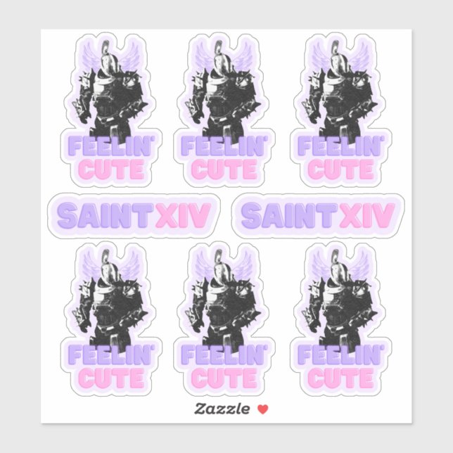 Sticker Feuille d'autocollant Saint's Feelin' mignon (Feuille)