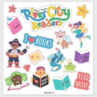 Sticker Feuille d'autocollants des lecteurs de River City 