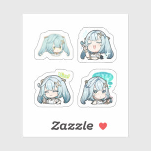 Sticker Feuille d'autocollants Faruzan Genshin Impact 4 pi
