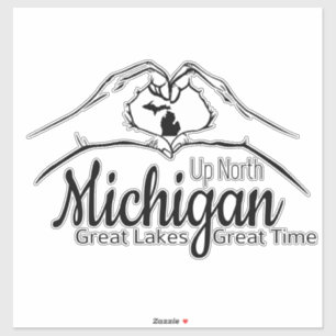 Sticker Feuille d'autocollants "Up North Michigan"