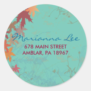 Sticker Feuille d'automne