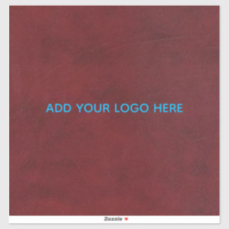 Sticker Feuille de cuir marron Taille : 14" x 14" Feuille