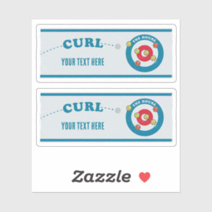 Sticker Feuille de curling Pierre de curling
