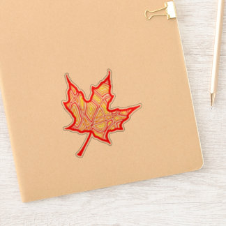 Sticker Feuille de feu