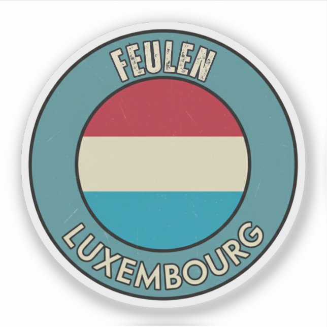 Sticker Feulen, Luxembourg (Devant)