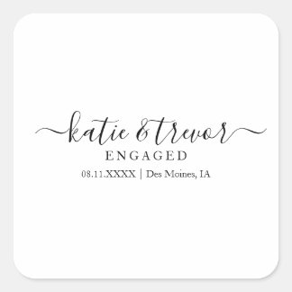 Sticker fiançailles