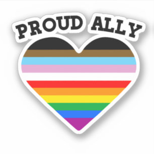 Sticker Fière Ally / Progrès Fierté