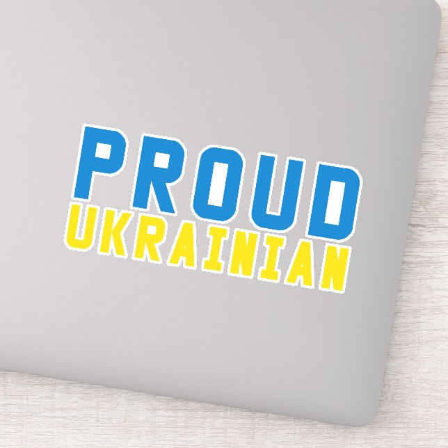 Sticker Fière Ukrainienne (Détail)