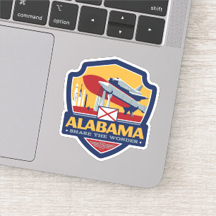 Sticker Fierté   Alabama d'état