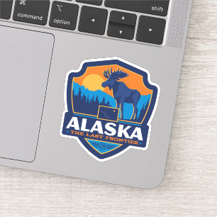 Sticker Fierté   Alaska d'état