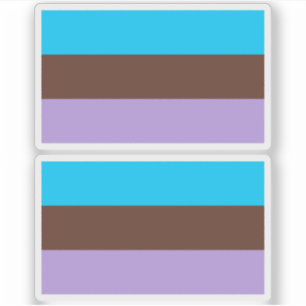 Sticker Fierté androsexuelle
