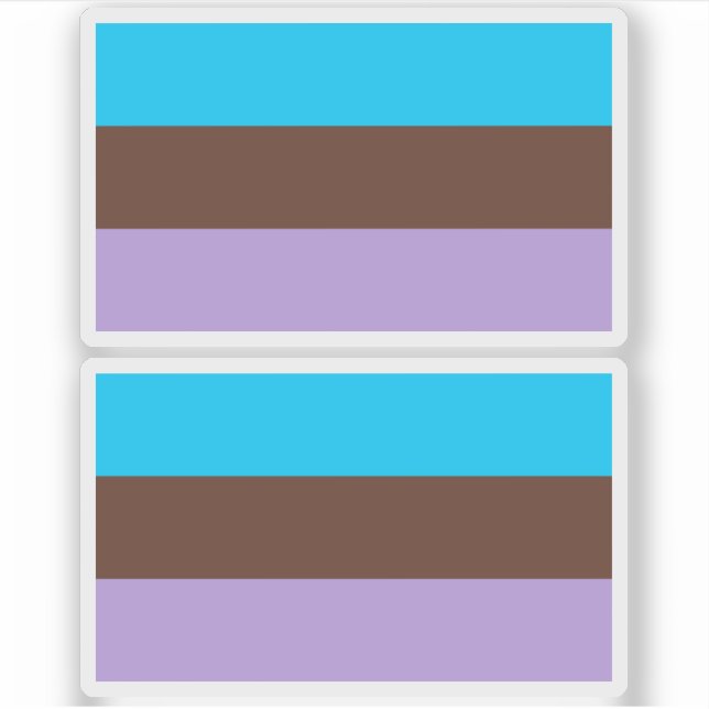 Sticker Fierté androsexuelle (Devant)